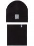 Комплект шапка и снуд 12л12224 черный оптом от производителя NIKASTYLE