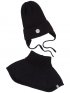 Комплект шапка и манишка 12м10724 черный оптом от производителя NIKASTYLE