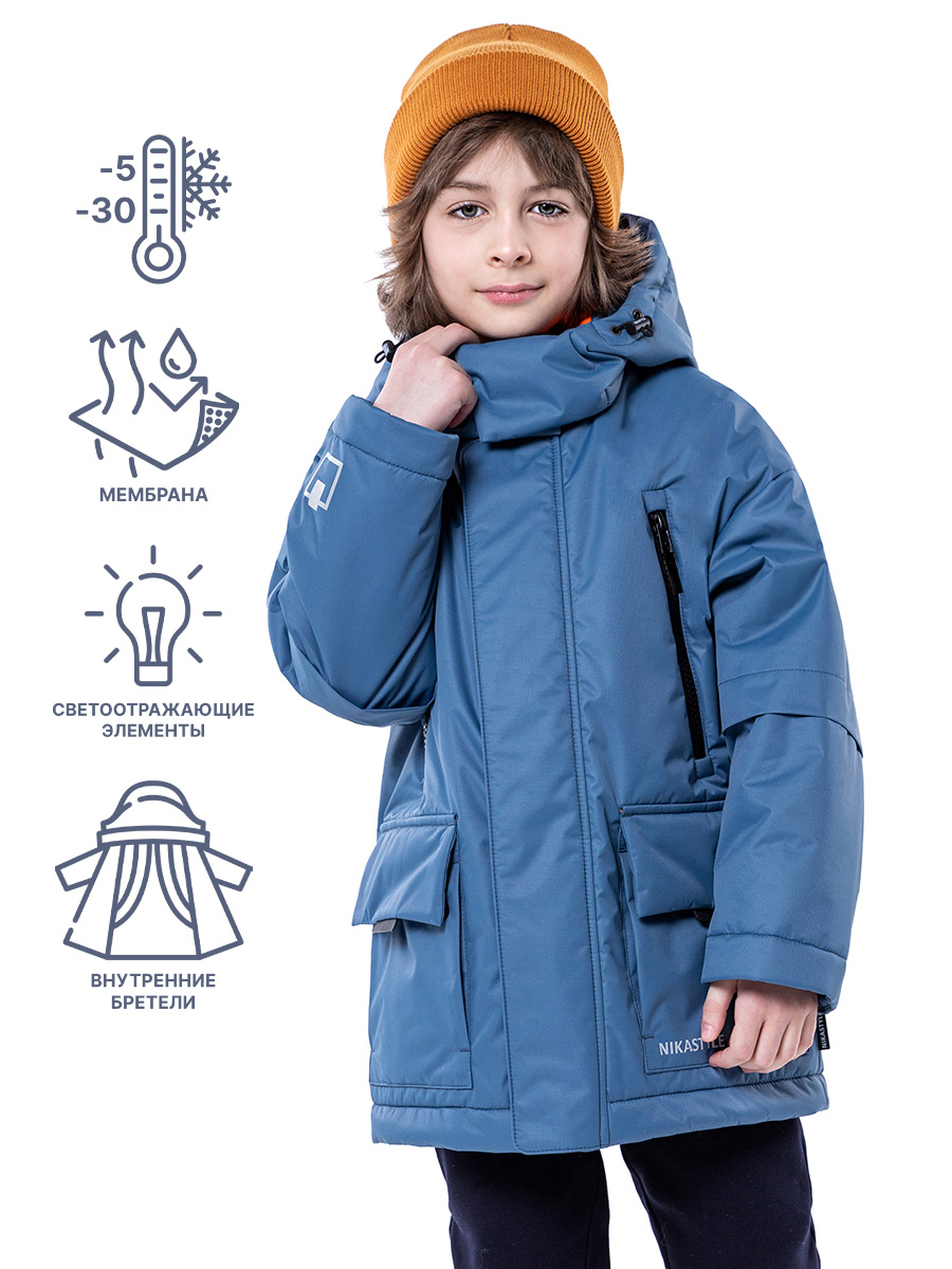 КУРТКА 4з3723 джинсовый оптом от производителя NIKASTYLE