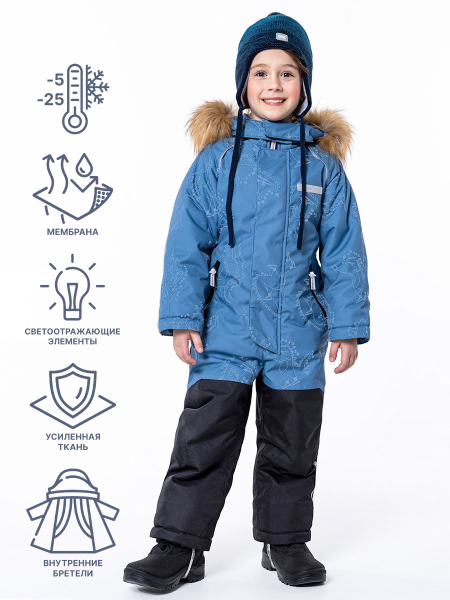 Комбинезон 8з0523 джинсовый/черный оптом от производителя NIKASTYLE