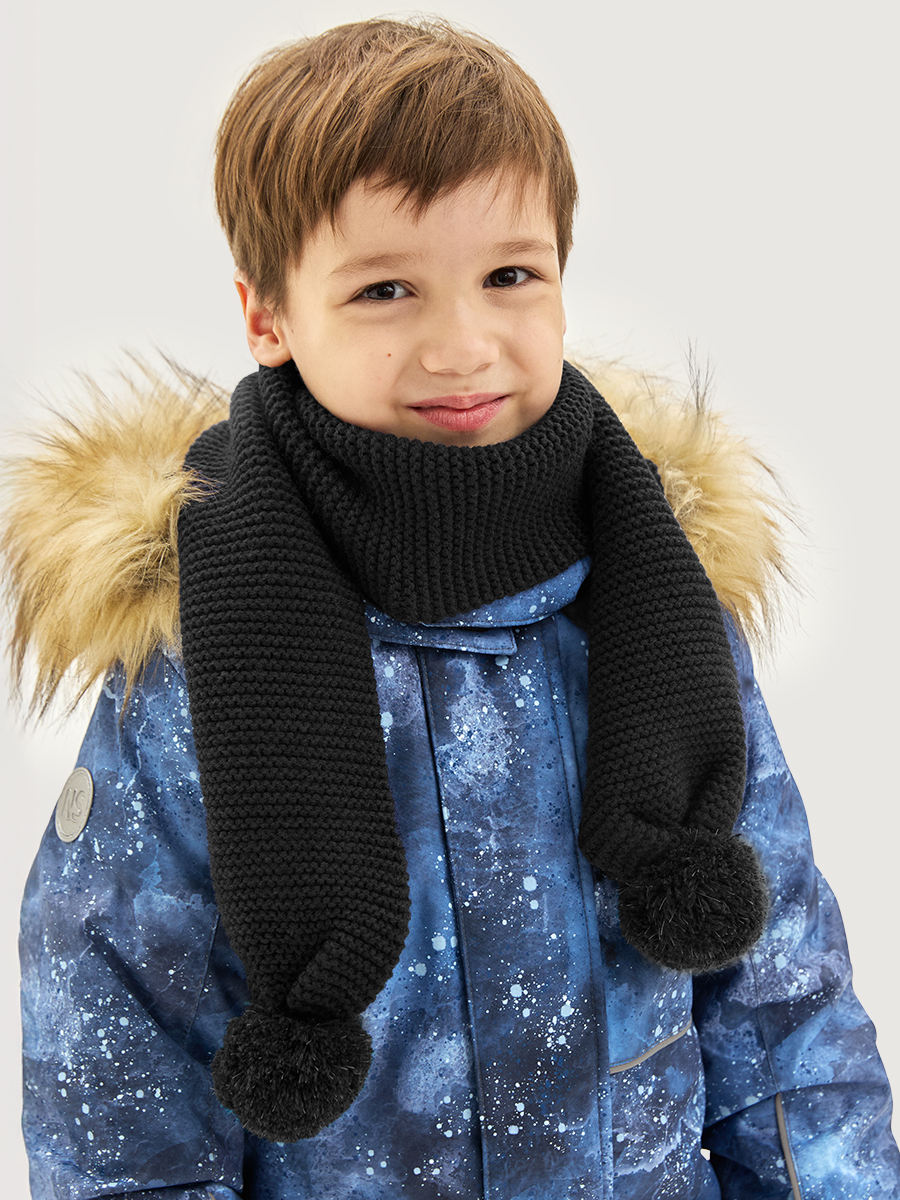 Шарф 17з51426 черный