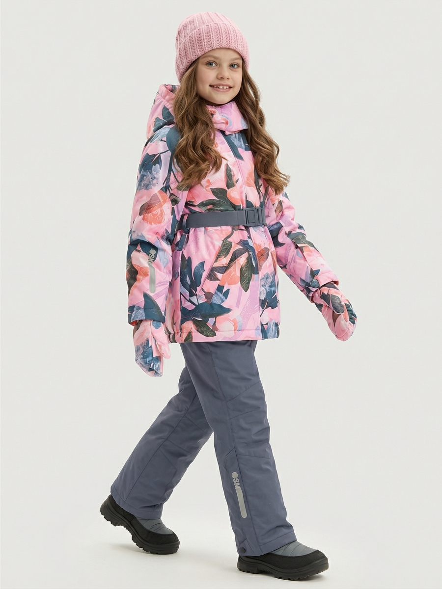 Костюм 7з2225 розовый/инжир