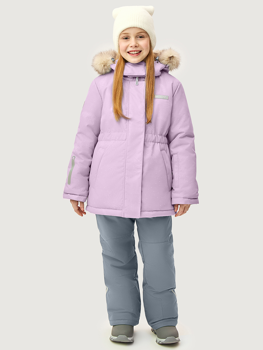 Костюм 7з2226 орхидея/светло-серый