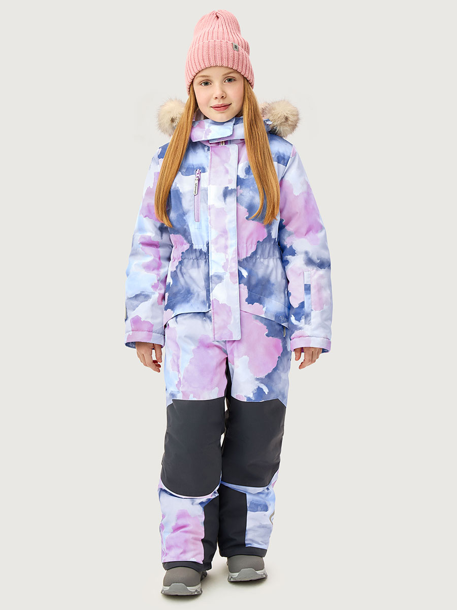 Комбинезон 8з1826 лаванда/серый