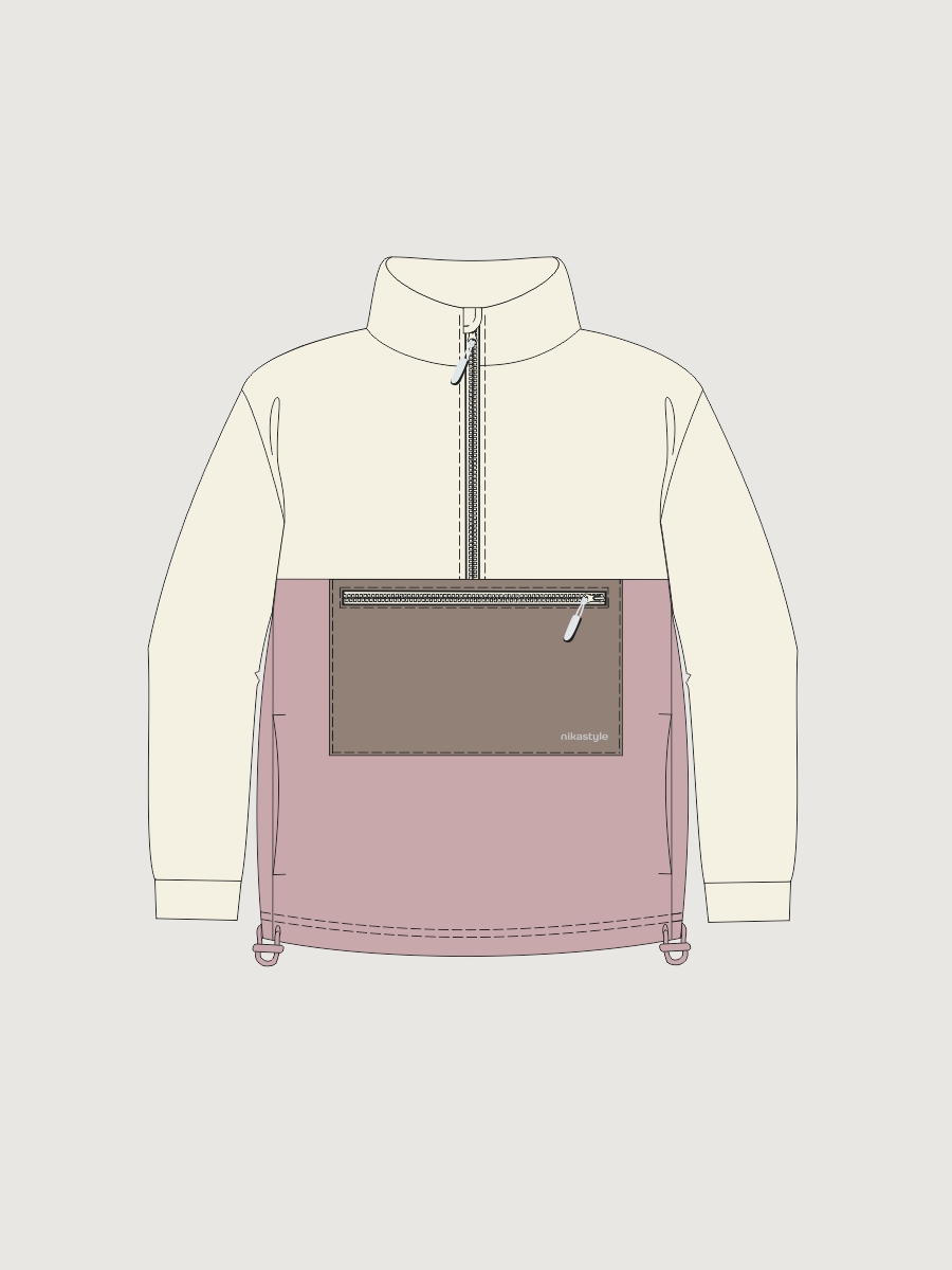 Кофта 4т41626 молочный/пудра