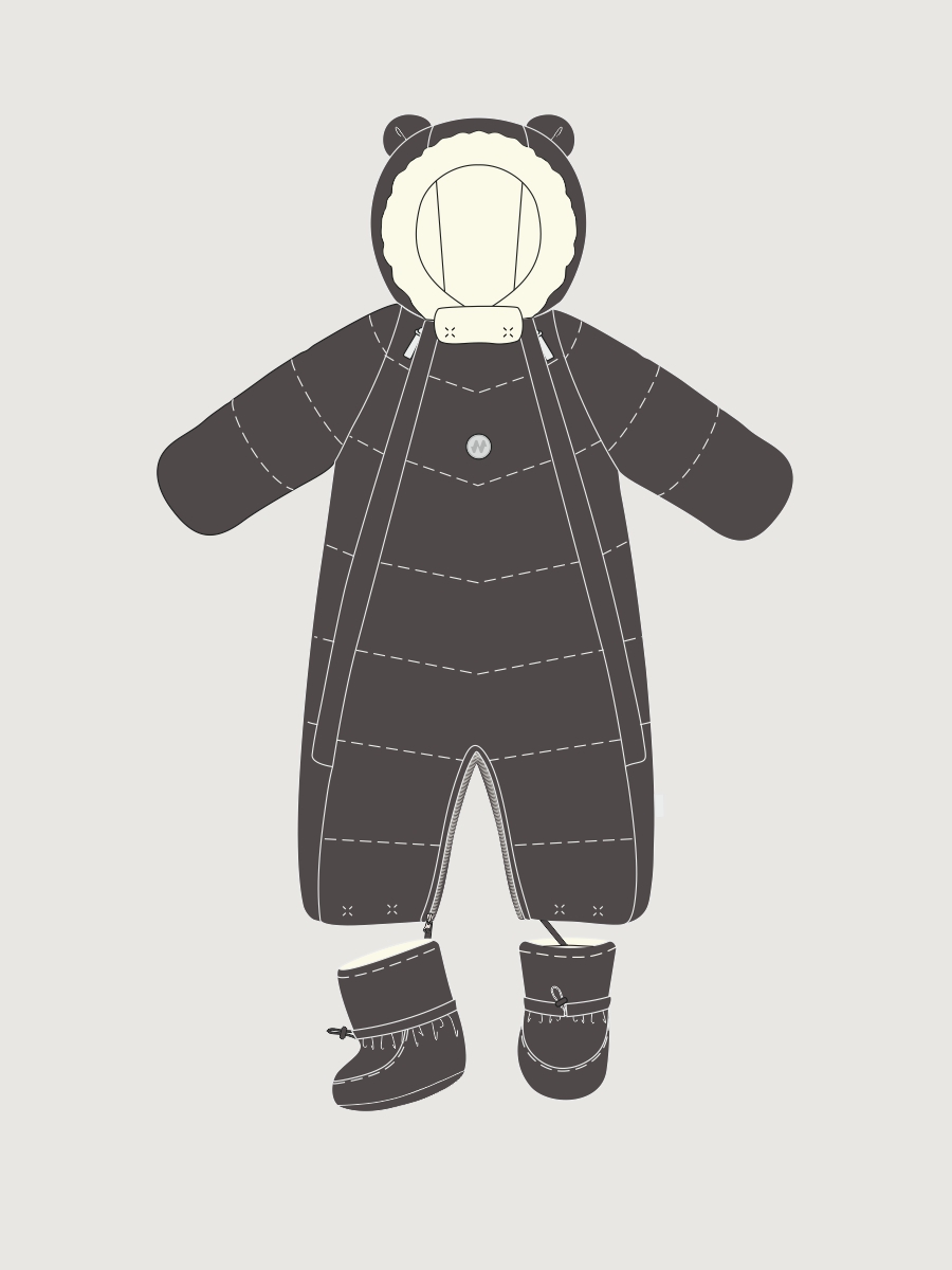 Комбинезон 8з0126 шоколад