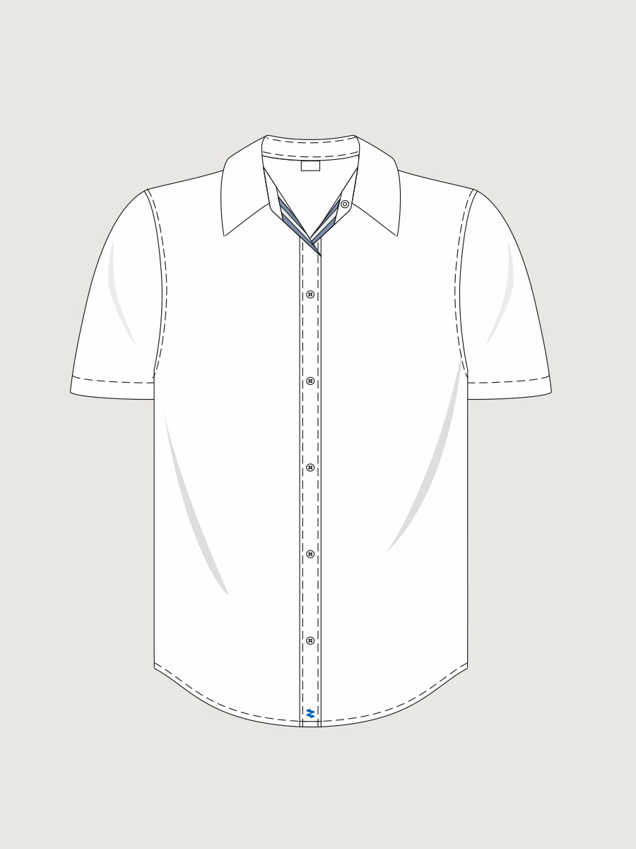 Рубашка п4ш71326 белый