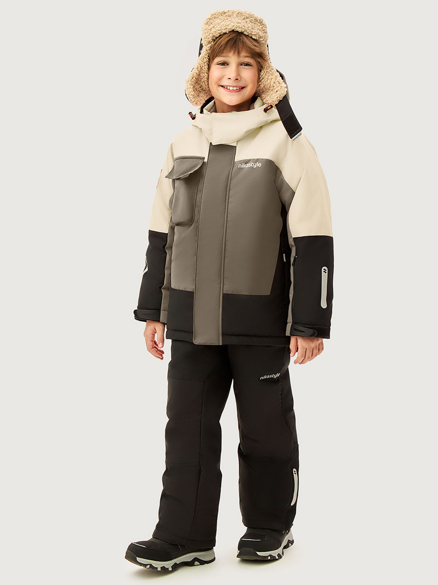 Костюм 7з4926 серый песок/черный