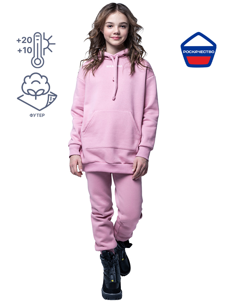 Костюм 7т10823 пудровый оптом от производителя NIKASTYLE