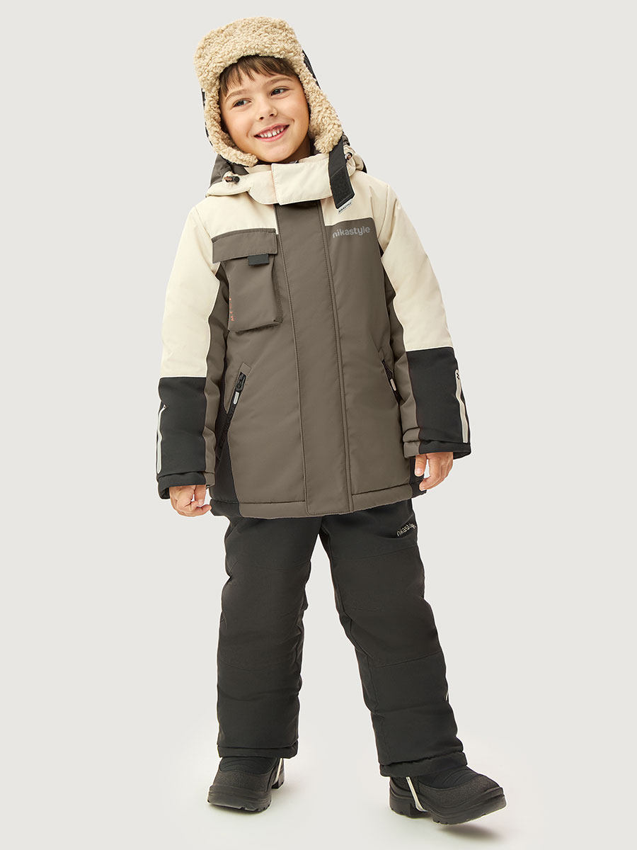 Костюм 7з4726 серый песок/черный