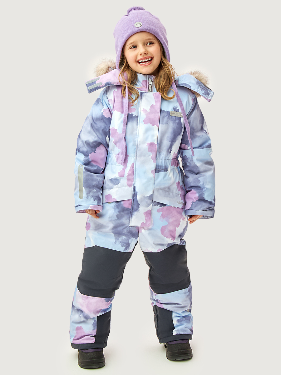 Комбинезон 8з1626 лаванда/серый