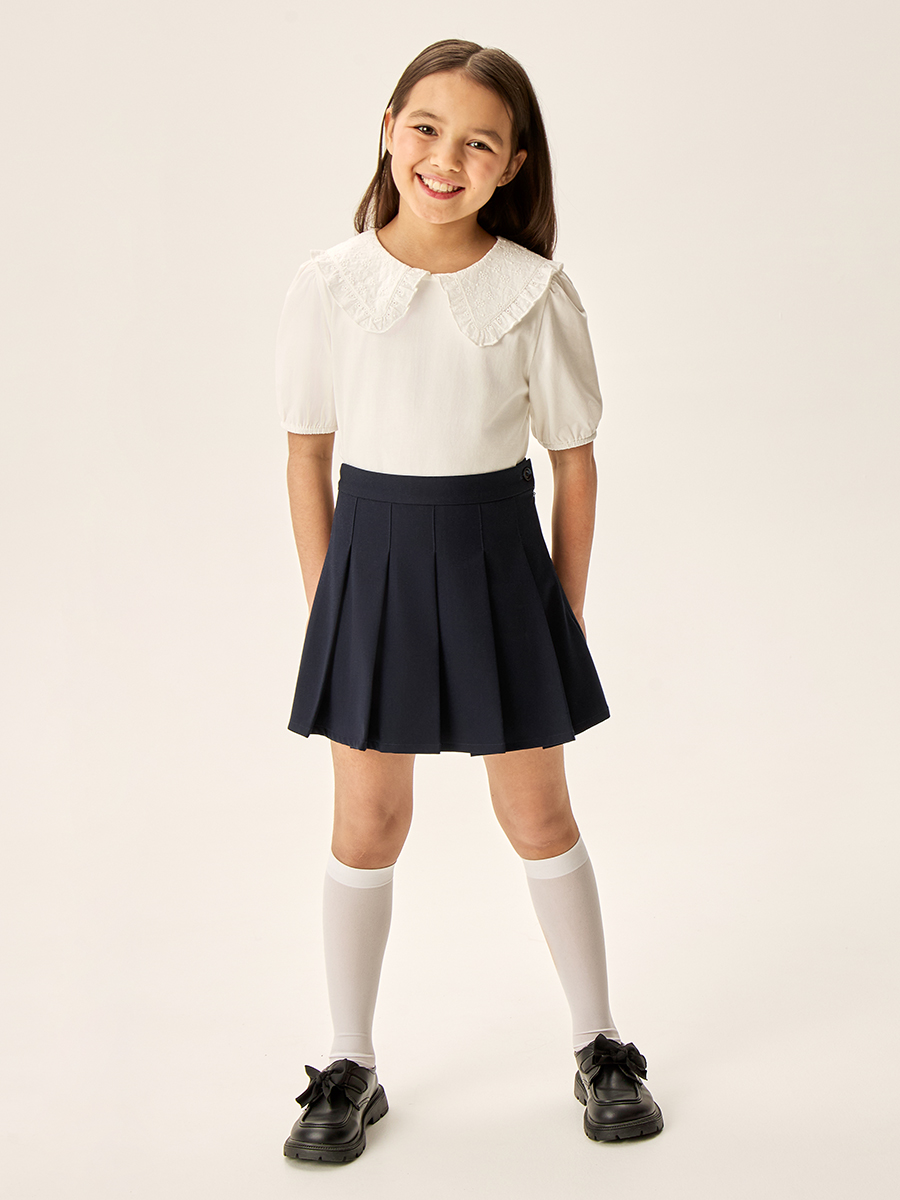 Юбка 19ш71626 синий