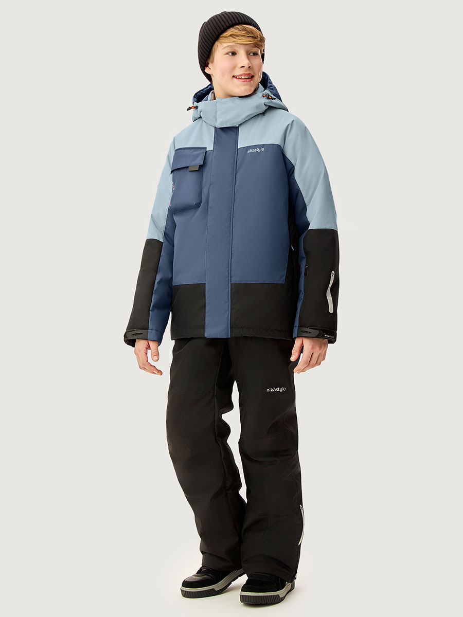 Костюм 7з5126 деним/черный