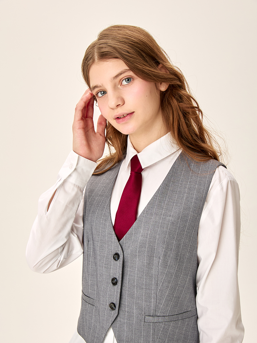 Жилет 9ш72026 серая полоска