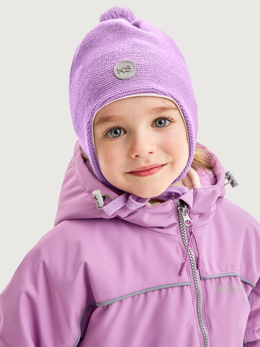 Шапка 11м20626 лаванда