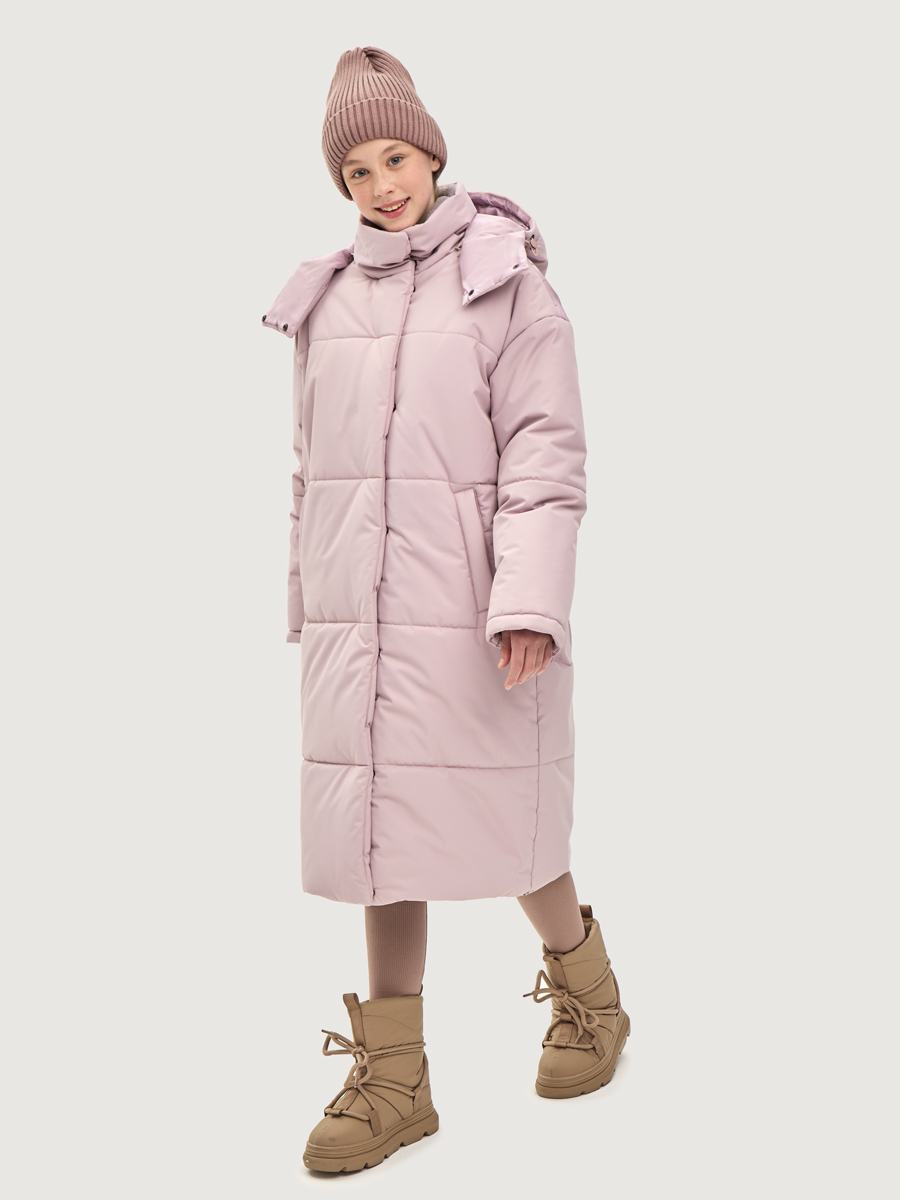 Пальто 6з9225 пудра