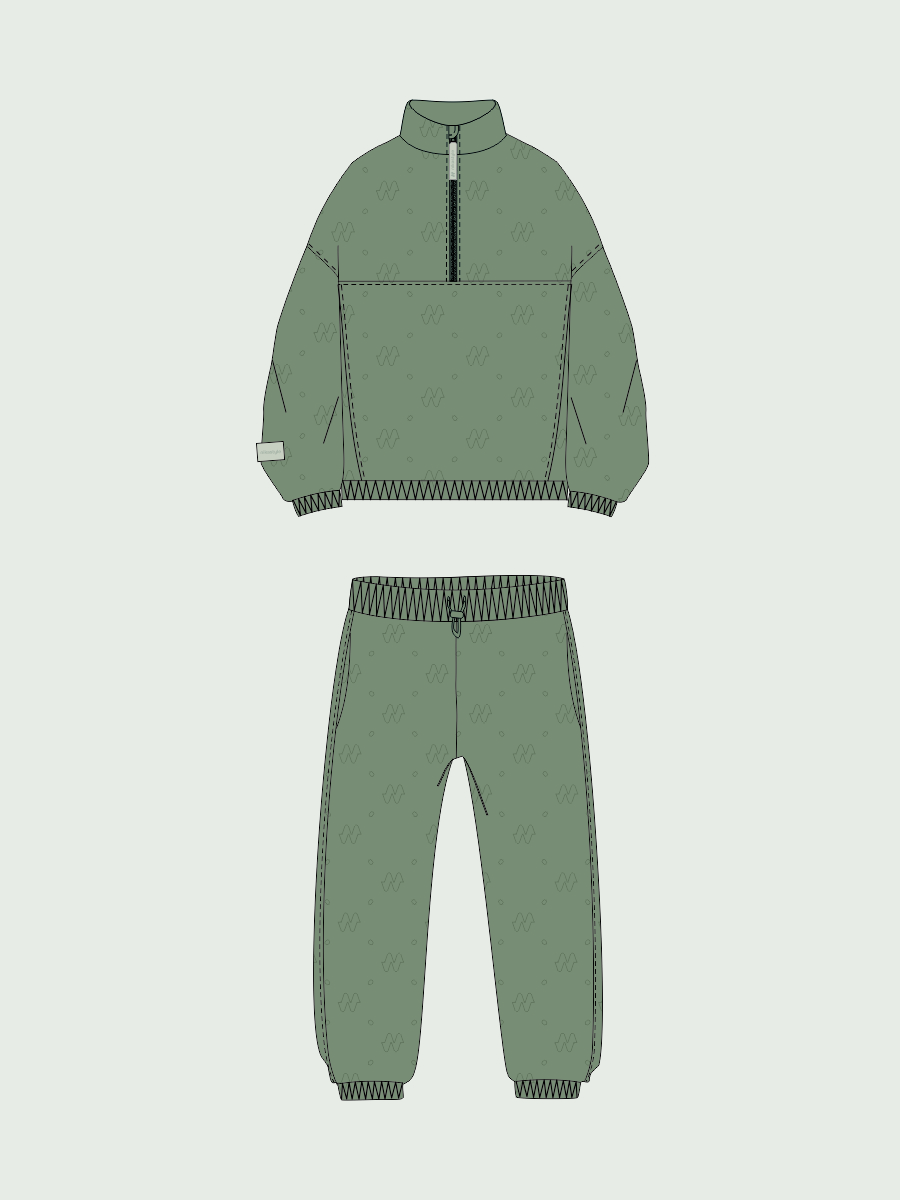 Костюм 7т40726 оливковый