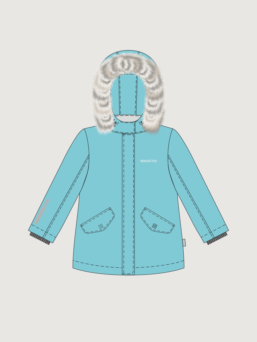 Куртка 4з5226 бирюза