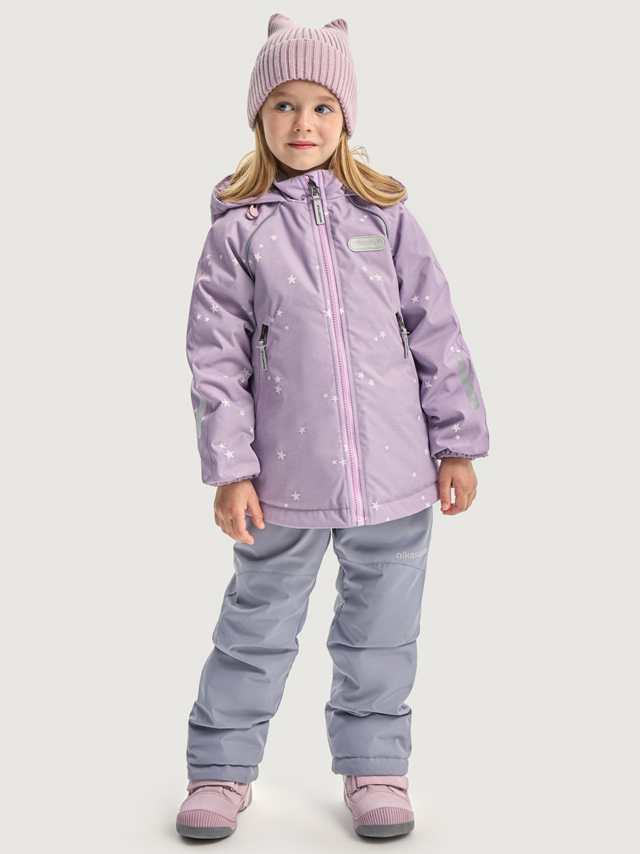 Костюм 7м1026 пудра/светло-серый