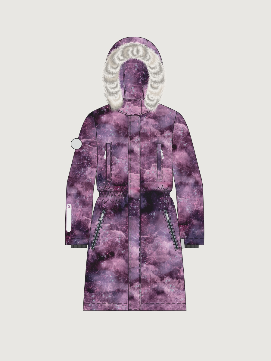 Пальто 6з5426 сухая роза