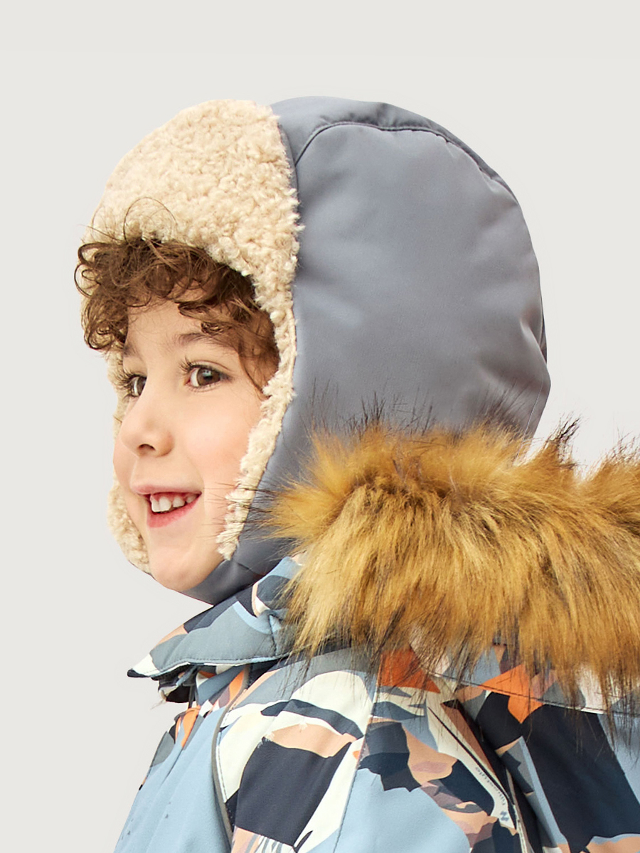 Шапка 11з55026 серый