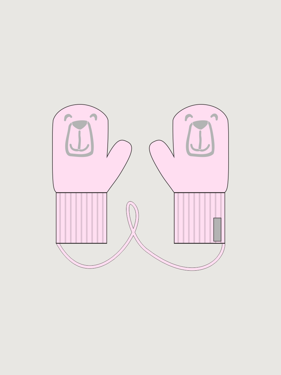 Варежки 14м22226 сакура