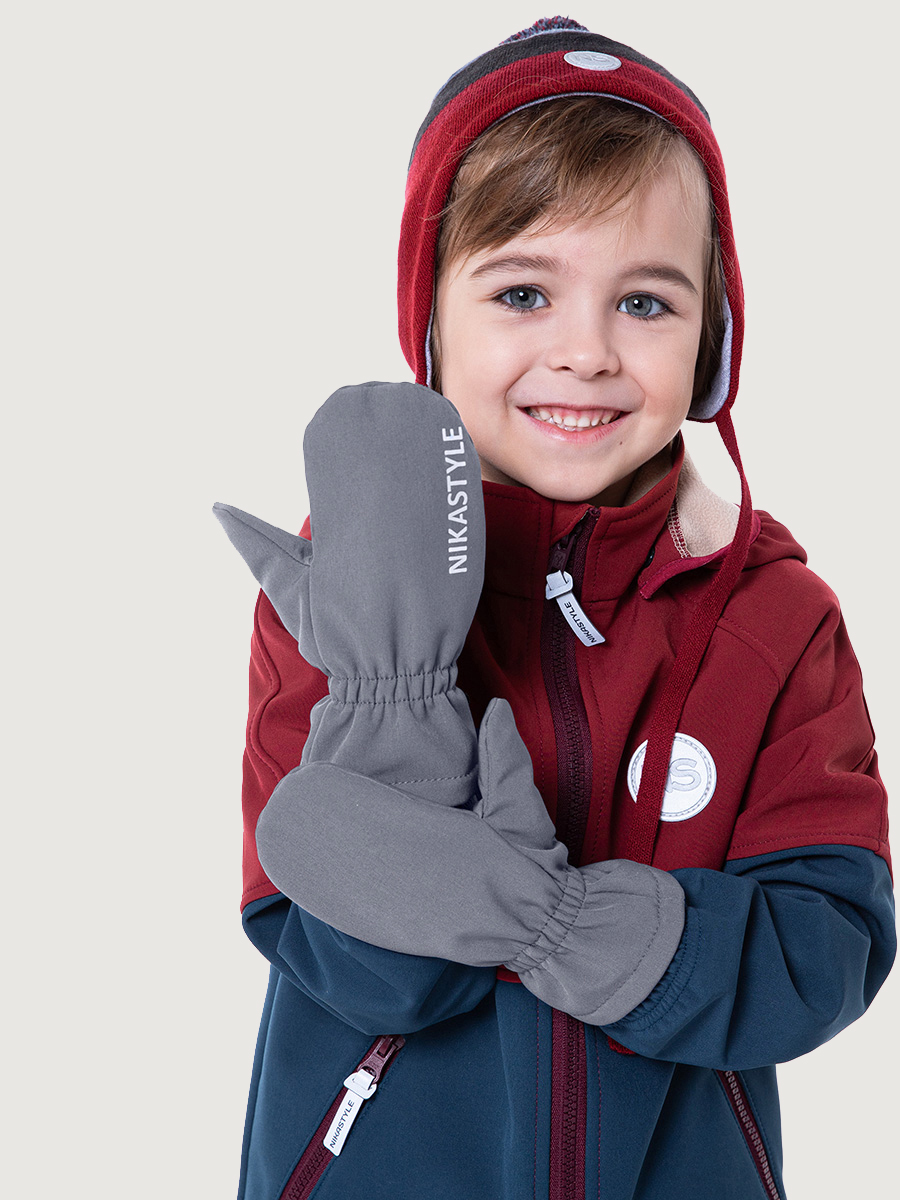 Варежки 14л16726 серый