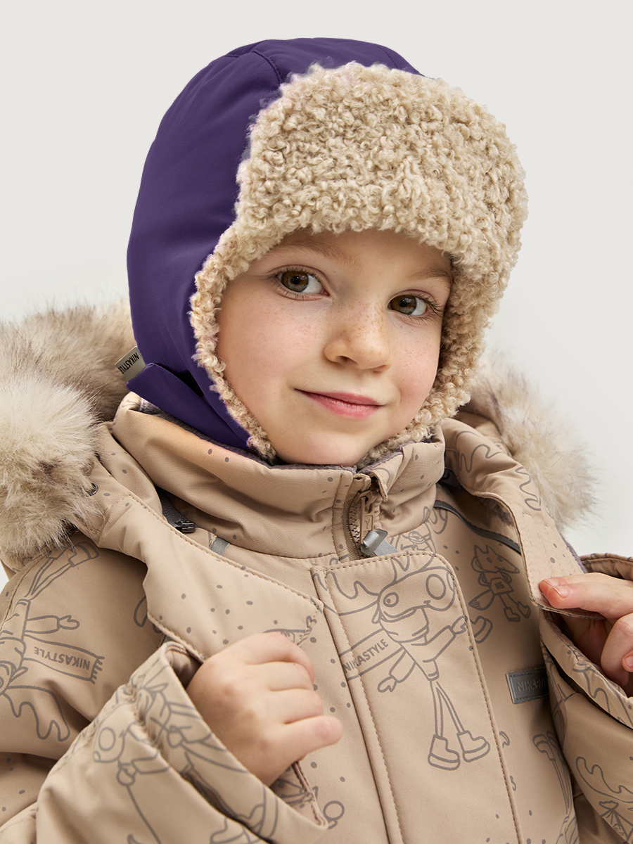 Шапка 11з16325 фиолет