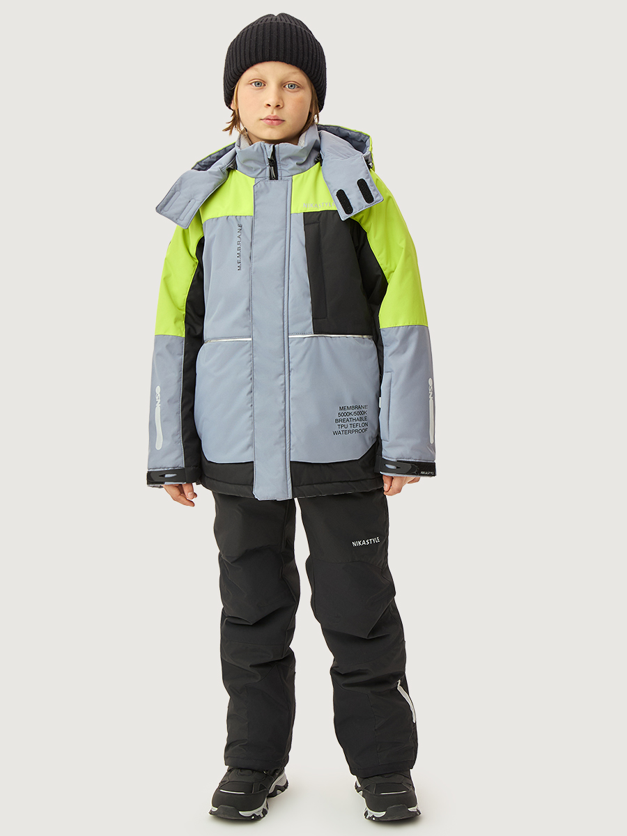 Костюм 7з5525 салат/черный