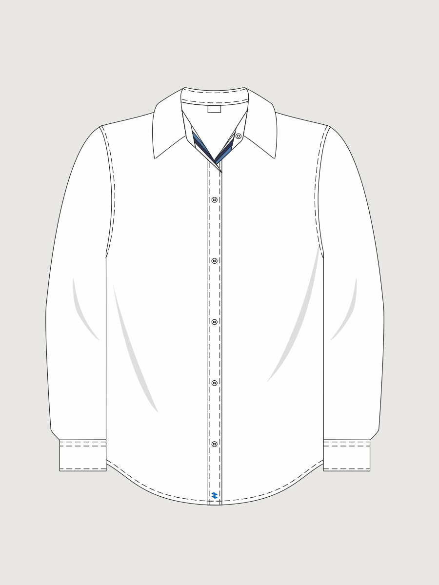 Рубашка п4ш71726 белый