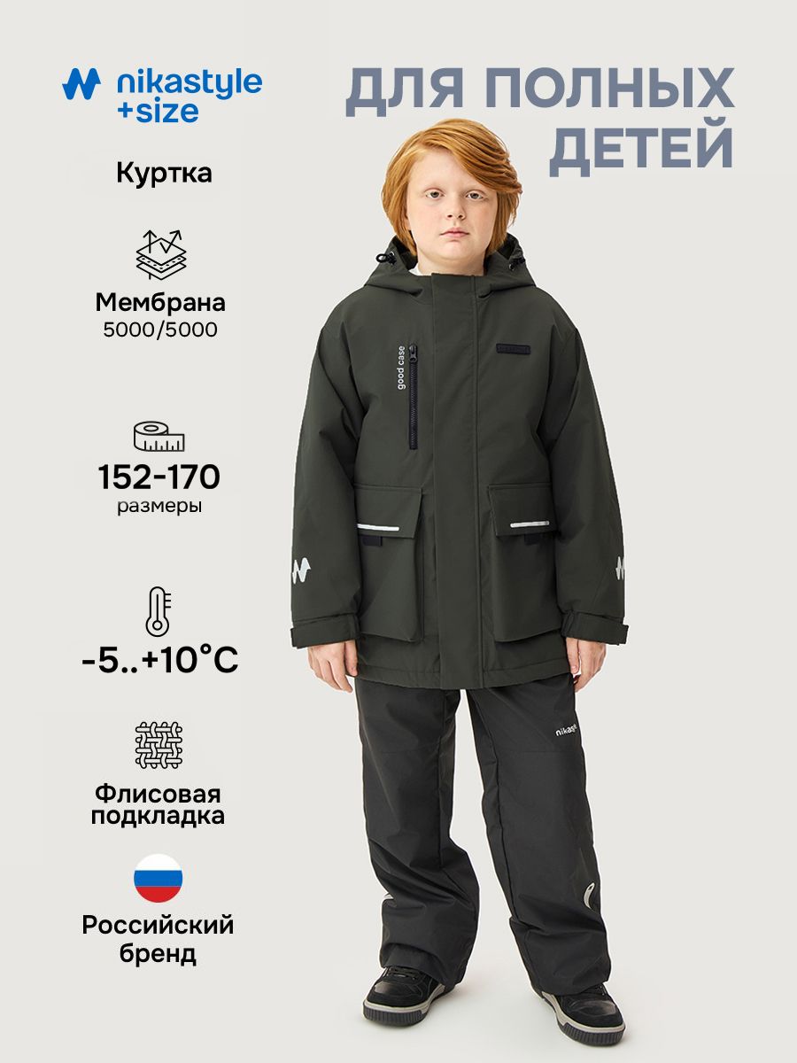 Парка п4м4326 хаки