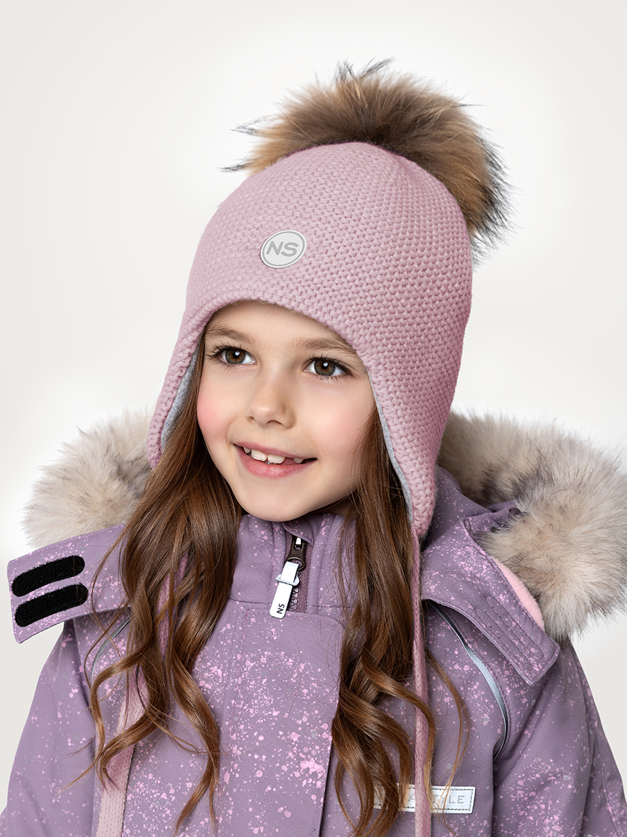 Шапка 11з50626 пудра