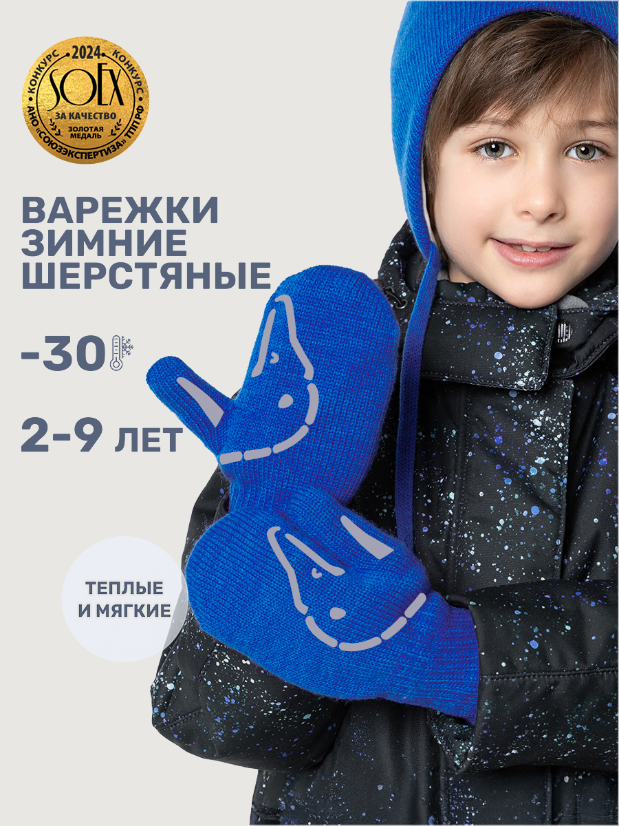 Варежки 14з17025 электрик Варежки 14з17025 электрик