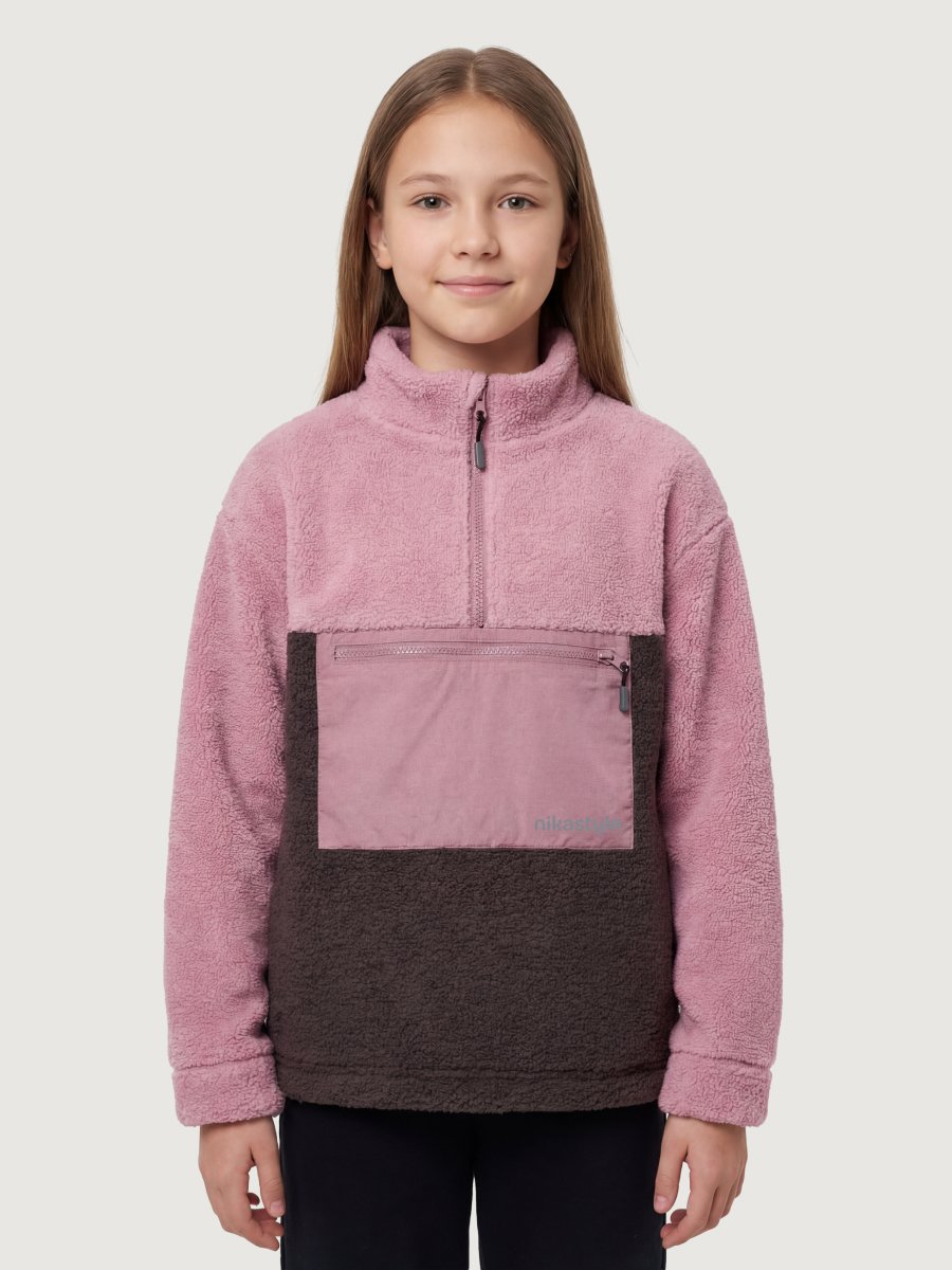 Кофта 4т41826 камелия/шоколад