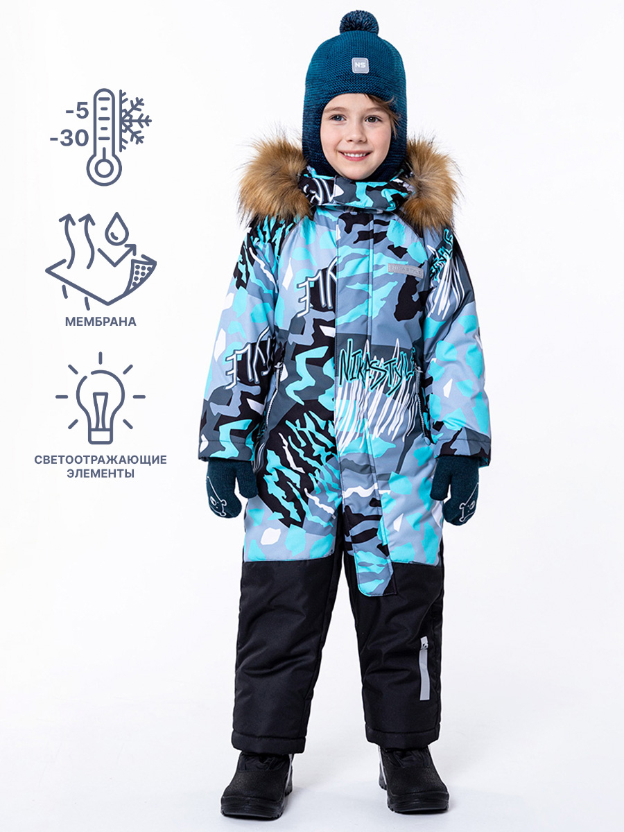 Комбинезон 8з0123 графитовый/черный оптом от производителя NIKASTYLE