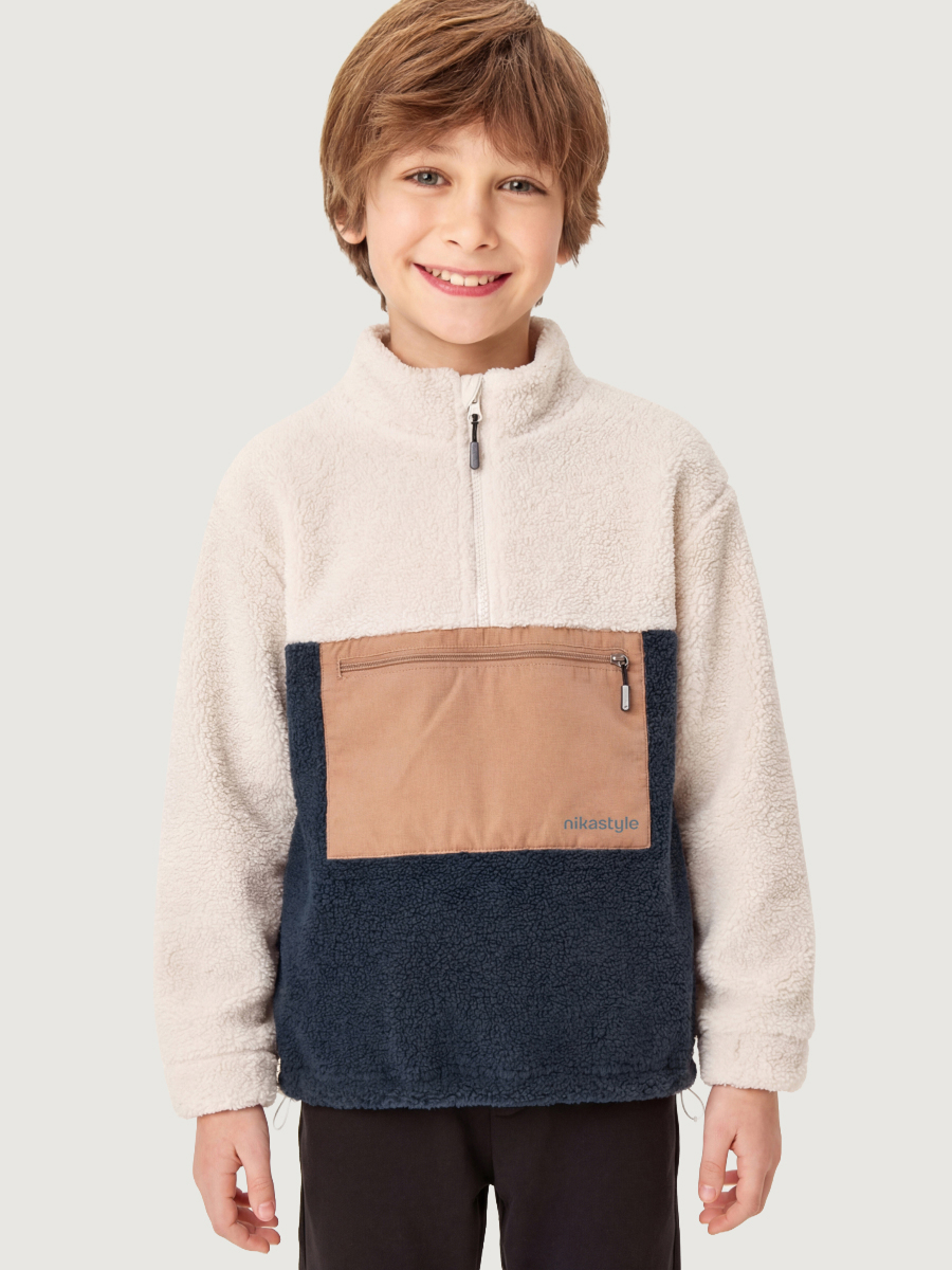 Кофта 4т41326 молочный/графит