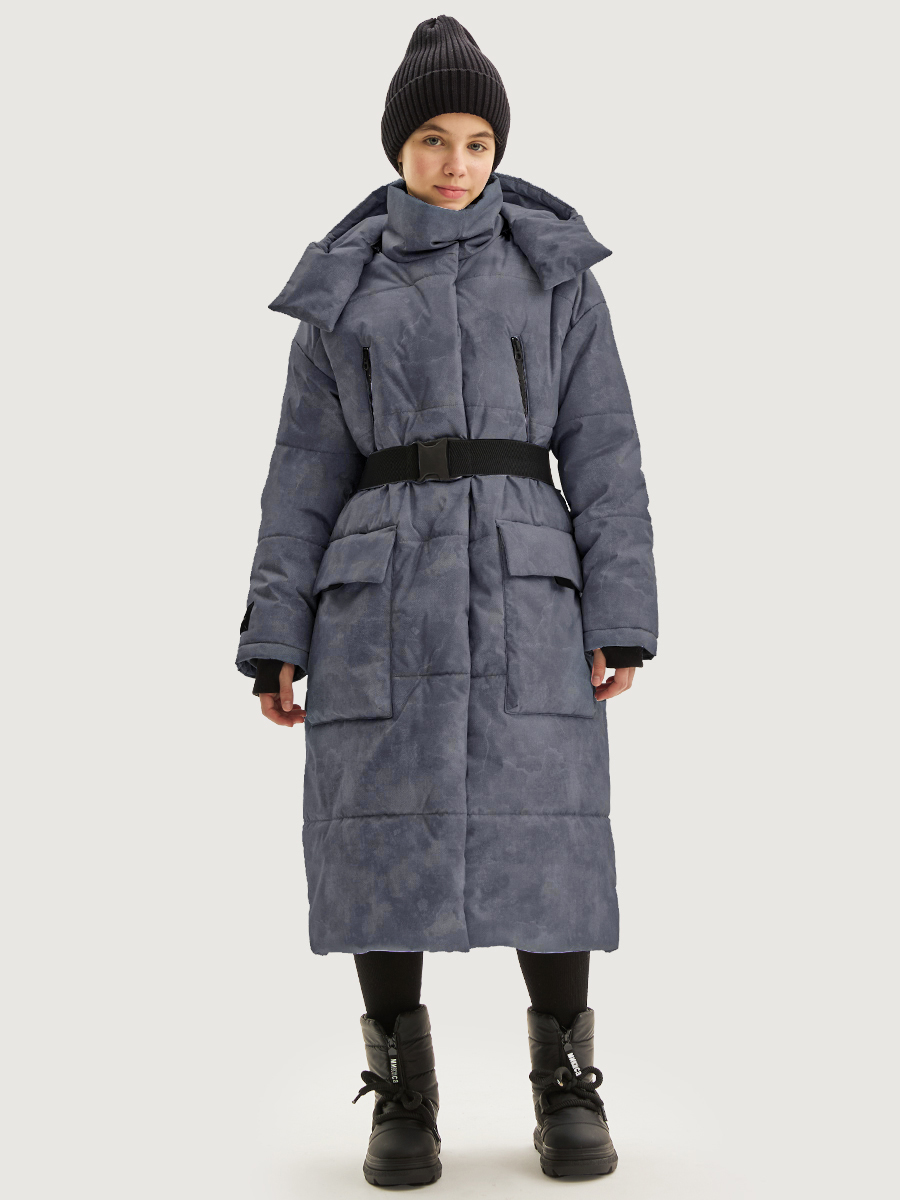 Пальто 6з7625 черный