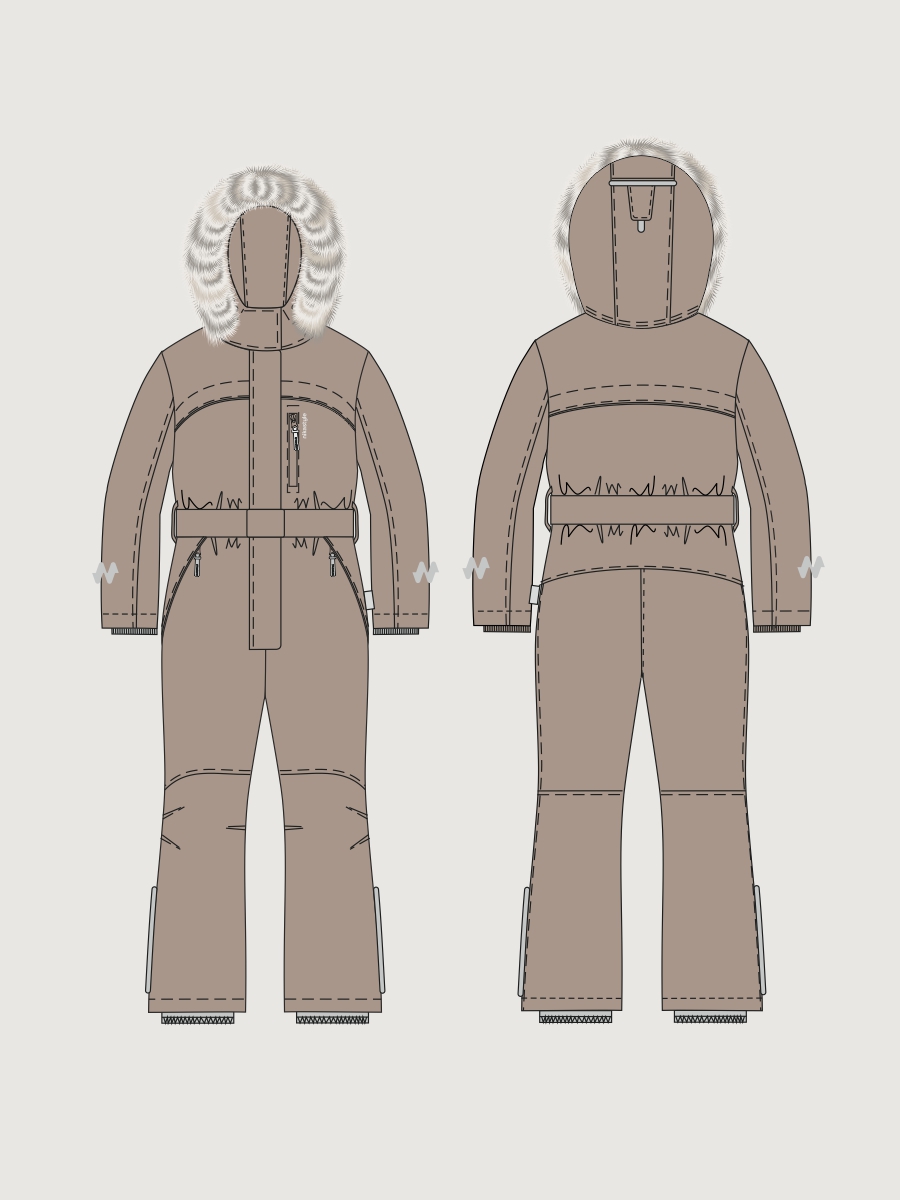 Комбинезон 8з2826 какао