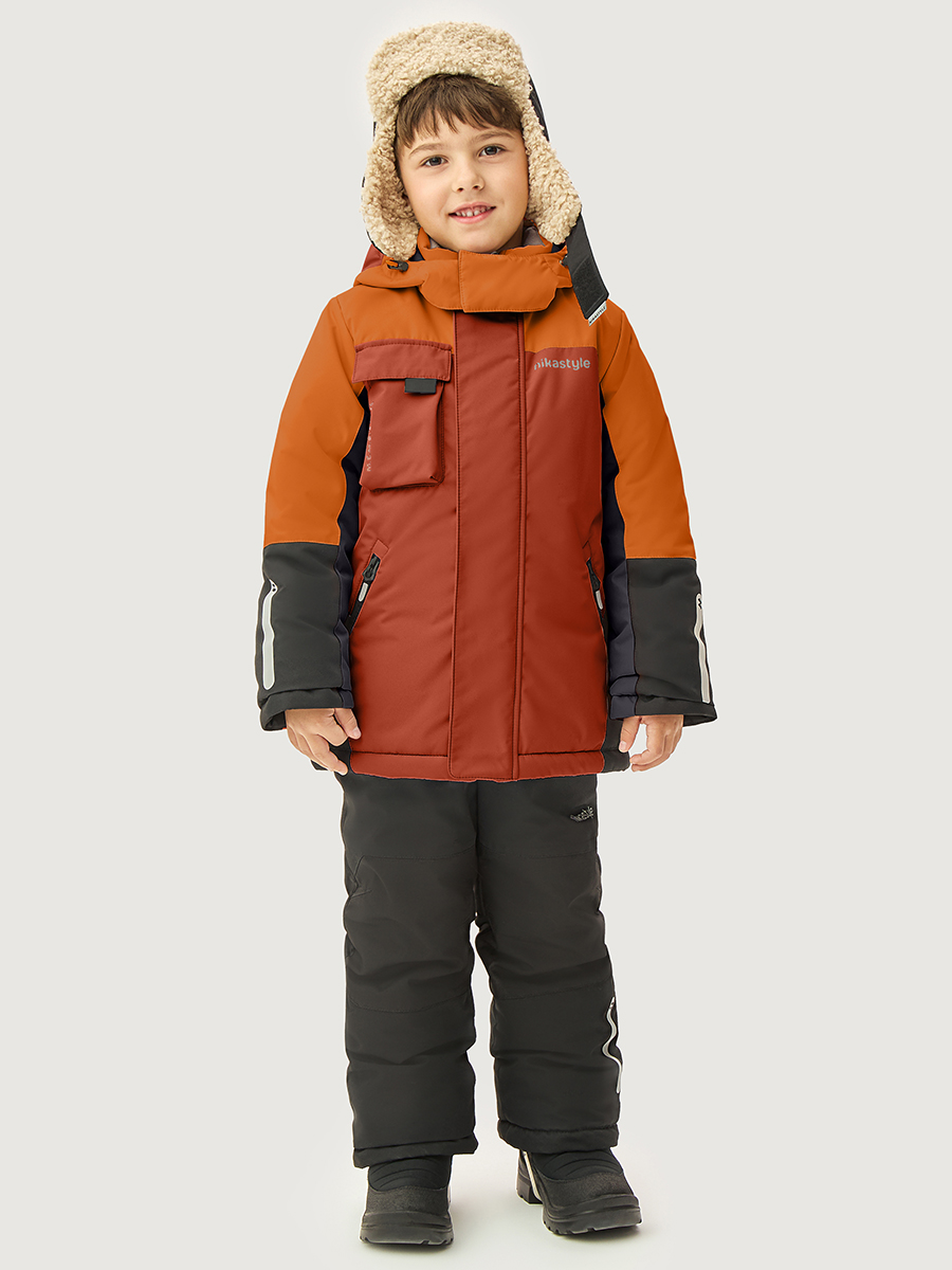 Костюм 7з4726 терракот/черный