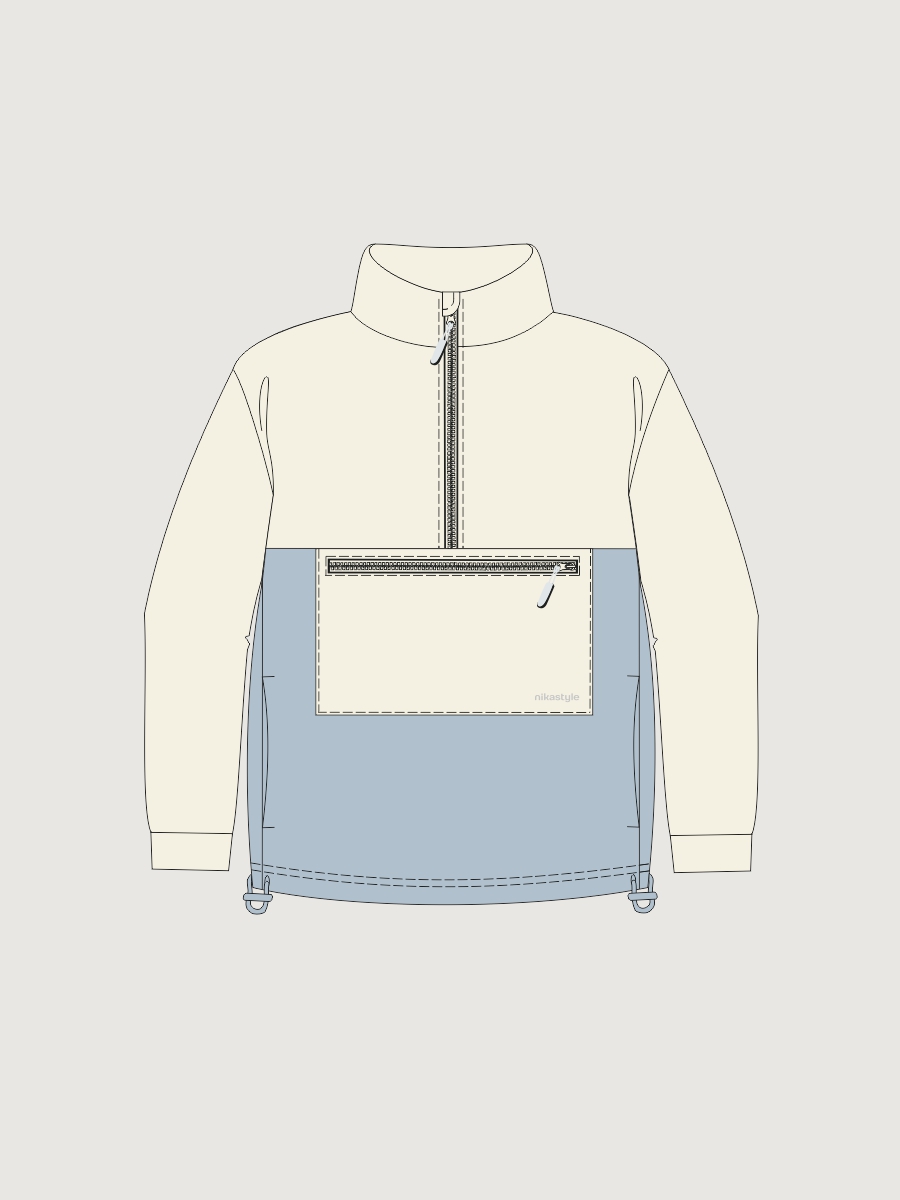 Кофта 4т41826 молочный/лед