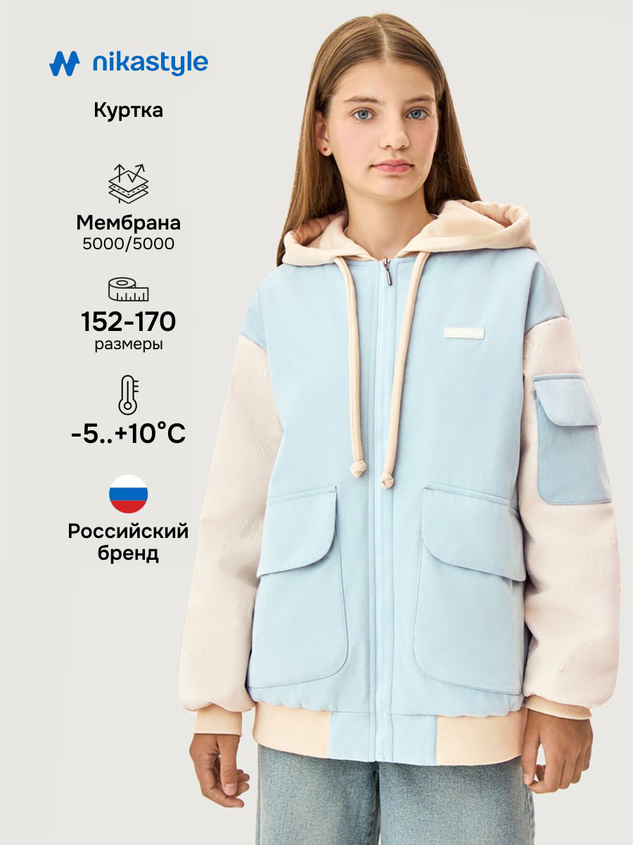 Куртка 4м5826 мята/кешью