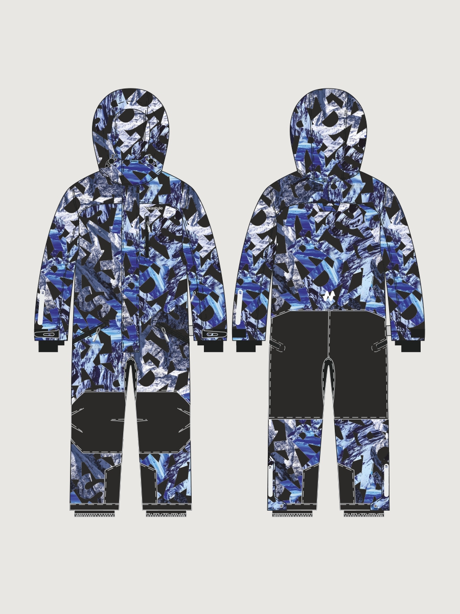 Комбинезон 8з1926 индиго/черный