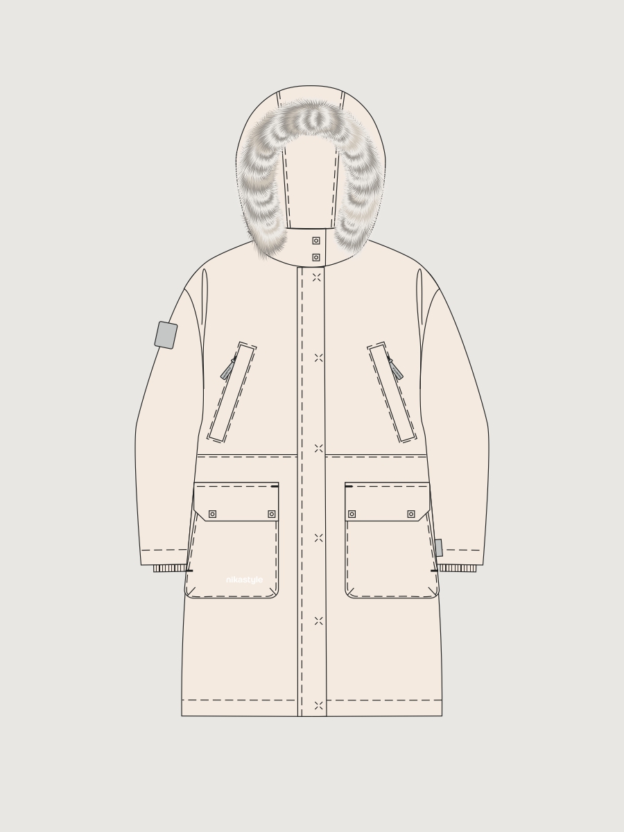 Парка п5з6425 кешью