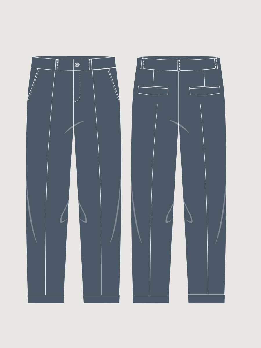 Брюки 2ш73326 серый