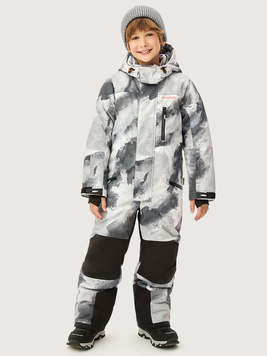 Комбинезон 8з1926 графит/черный