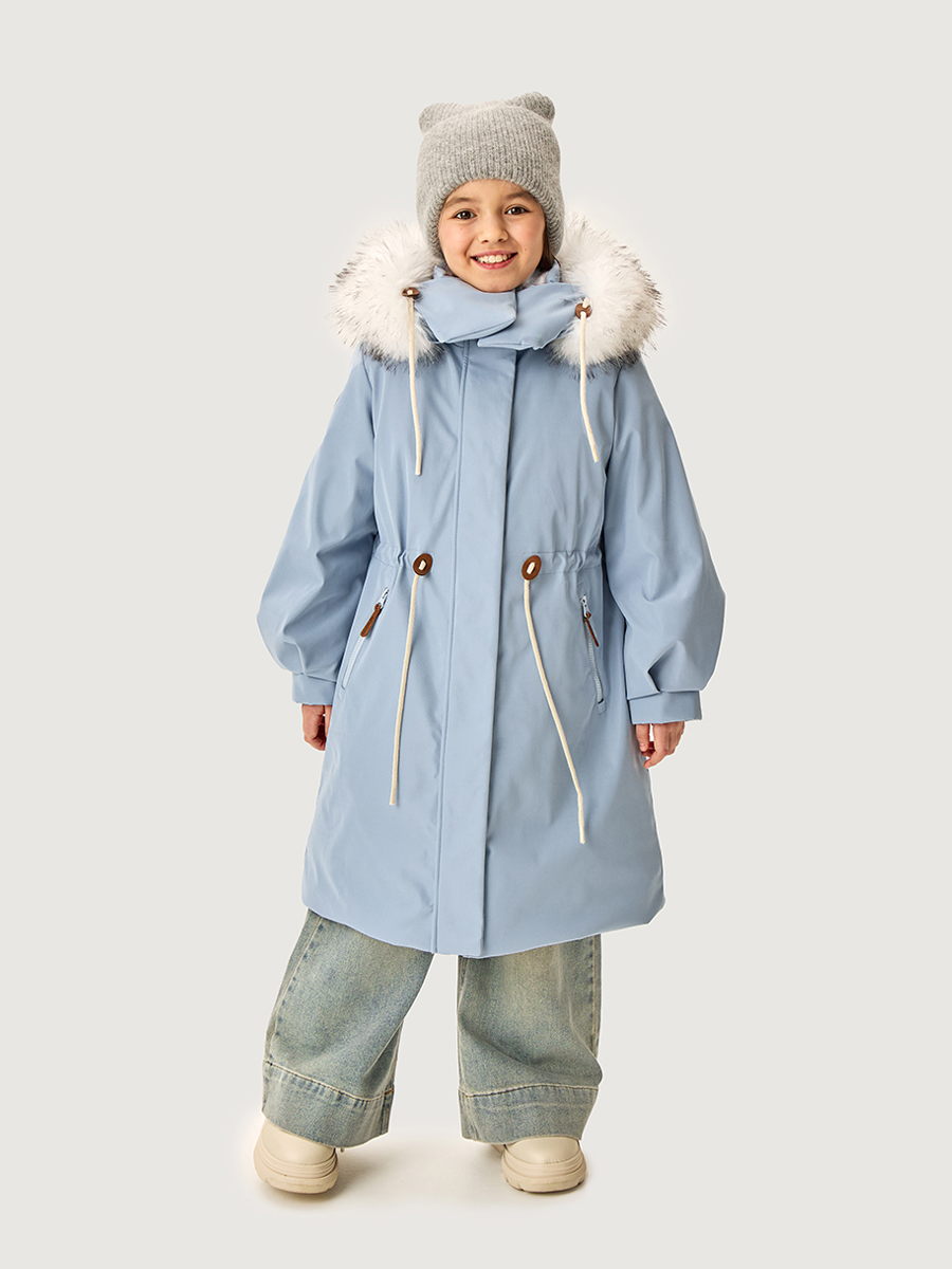 Парка 5з4426 синий туман