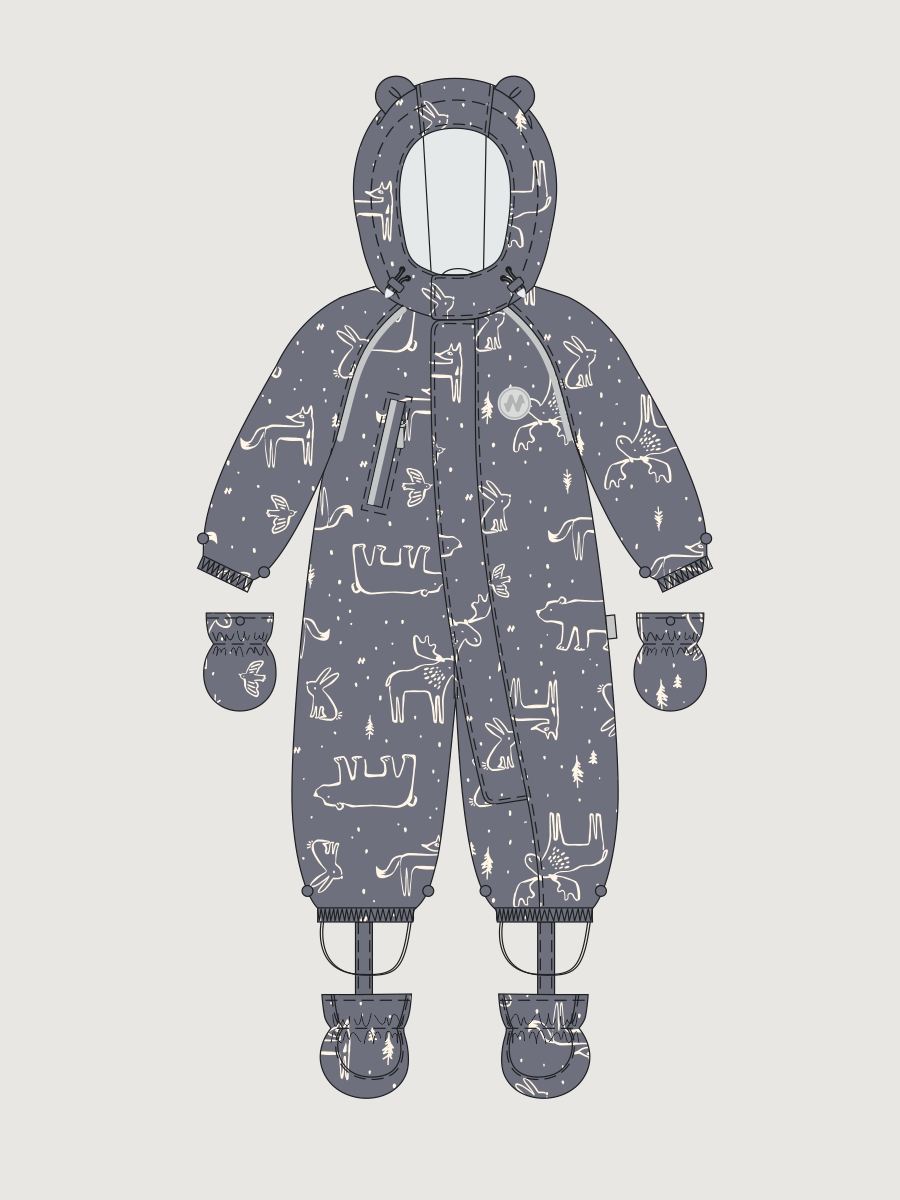 Комбинезон 8з0326 графит