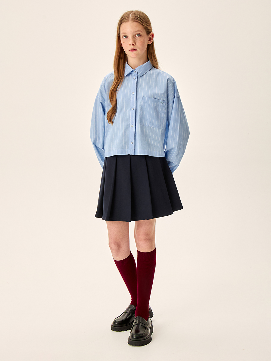 Юбка 19ш71826 синий