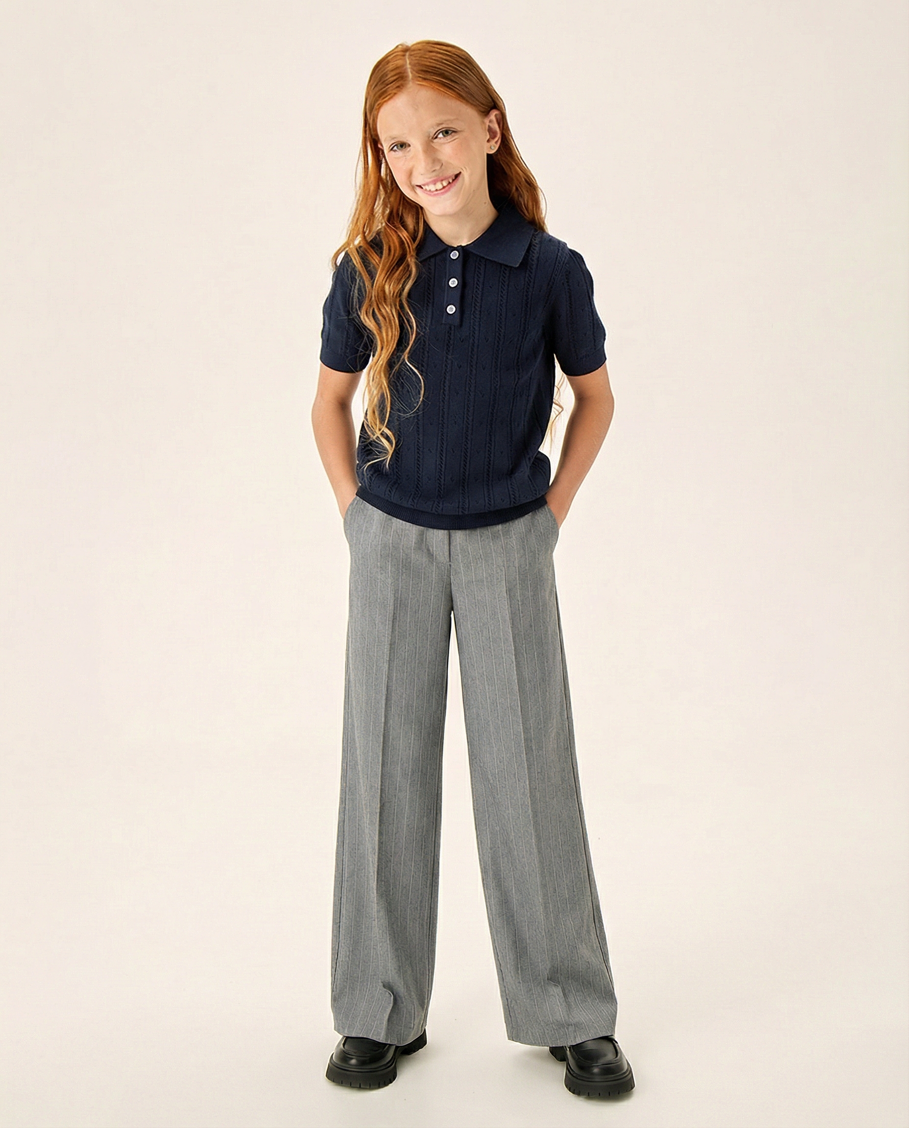 Брюки 2ш72426 серая полоска