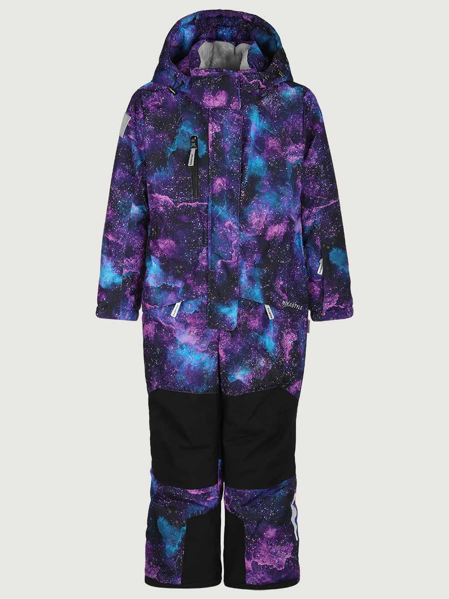 Комбинезон 8з3625 цикламен/черный